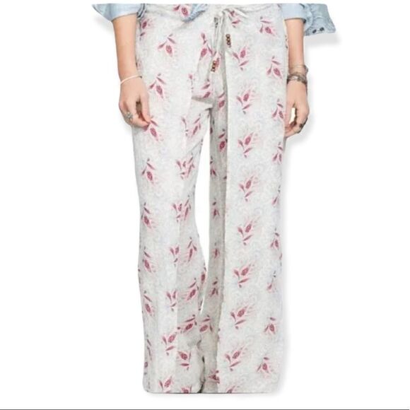 RALPH LAUREN DENIM & SUPPLY WIDE LEG PALAZZO HAREM PANTS WRAP TIE FRONT S - Picture 1 of 8